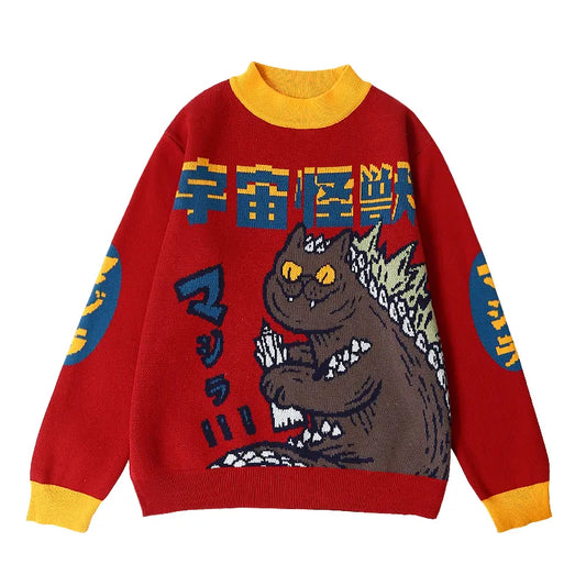 Harajuku Knitted Oversized Sweater