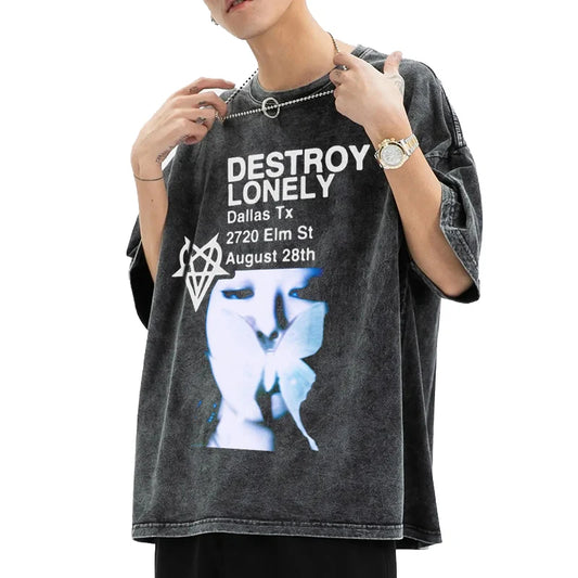 Destroy Lonely Printing T-shirt