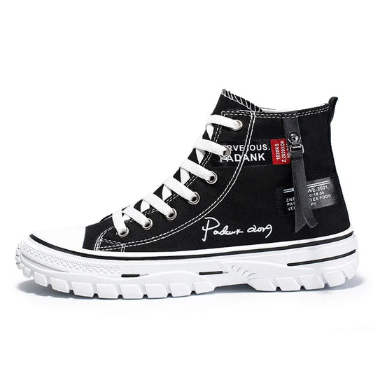 Vulcanize Canvas High Top Sneakers
