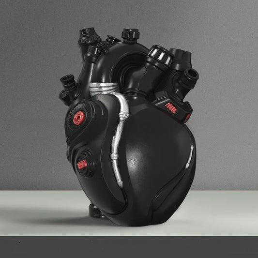 Cyberpunk Simulation Heart Vase