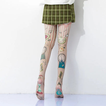 Lolita Printed Stockings