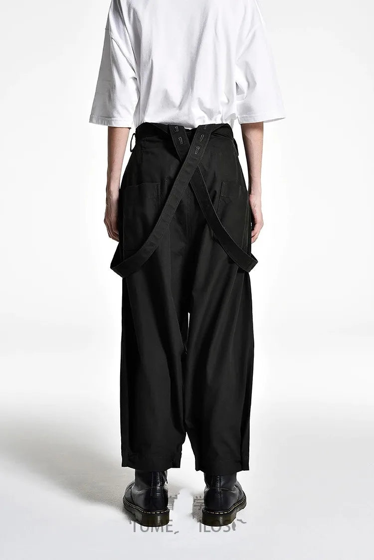 Unisex Wide Leg Loose Overalls