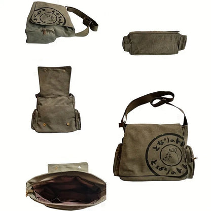 Canvas  Large Capacity Messenger Bag