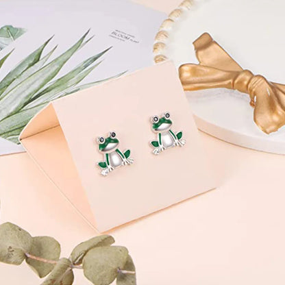 Cute Frog Ear Studs