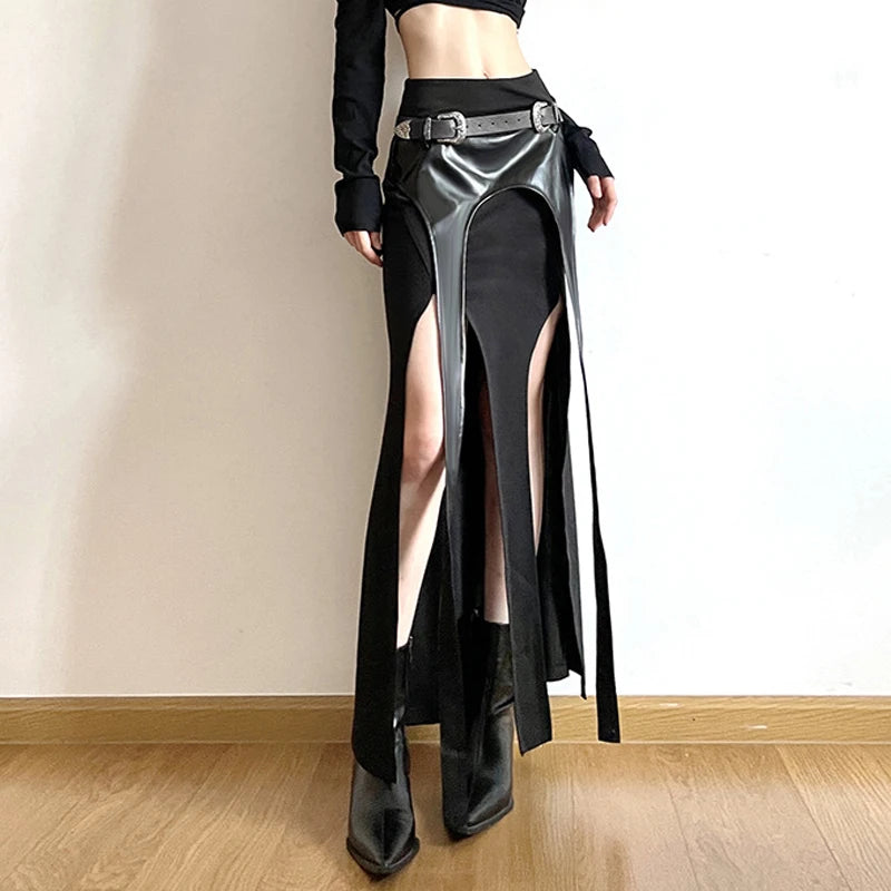 Irregular Patchwork Skirt