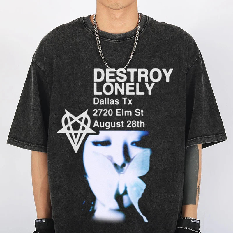 Destroy Lonely Printing T-shirt