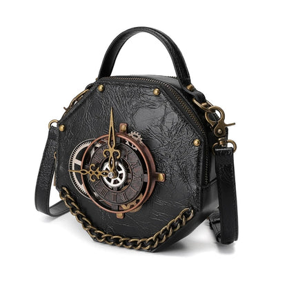 Steampunk PU Leather Shoulder Bag