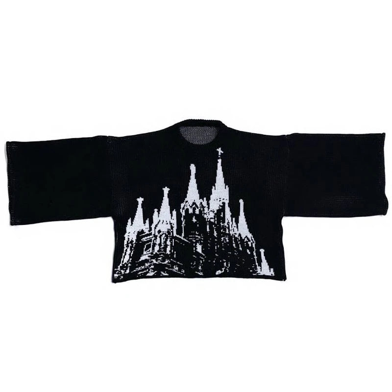 YK2 Loose Gothic Sweater