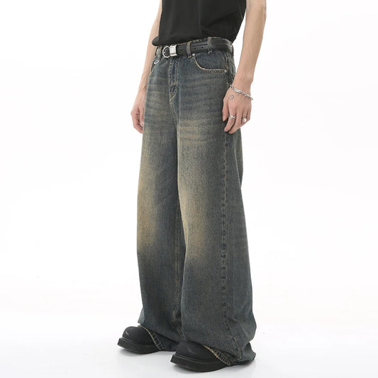 Washed Wide Leg Jeans