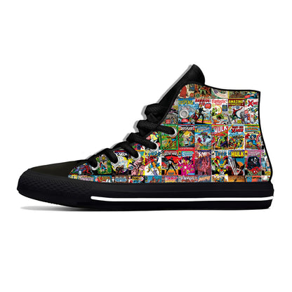 Comic Book Heroes Canvas Shoes