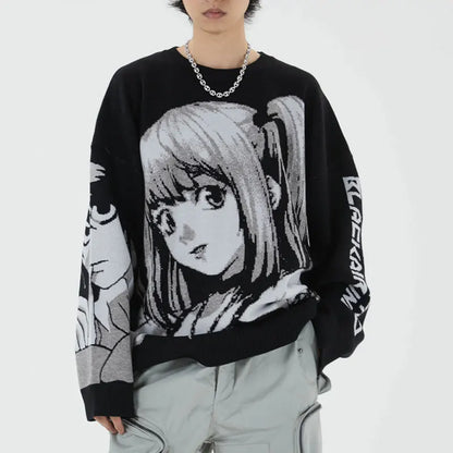 Japanese Anime Loose Sweater