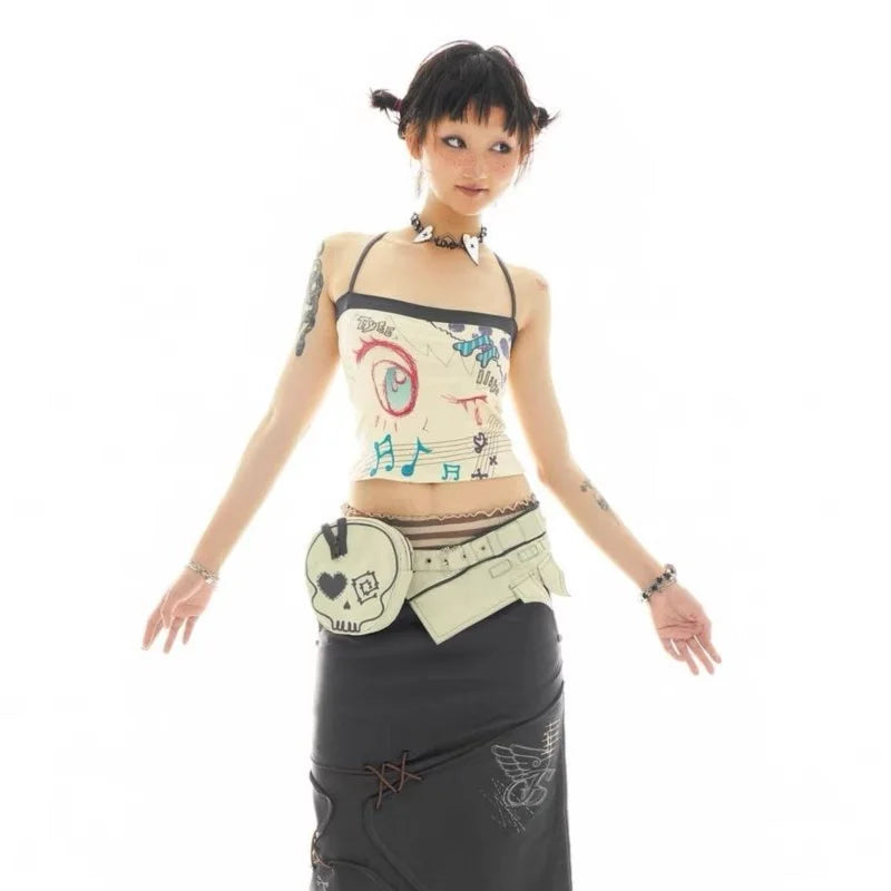 Harajuku Grunge Corset Top