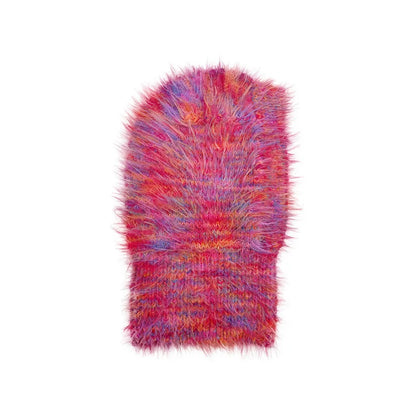 Imitation Mink Fur Balaclava Hat