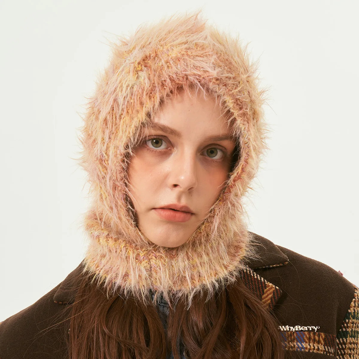 Imitation Mink Fur Balaclava Hat