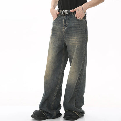 Washed Wide Leg Jeans