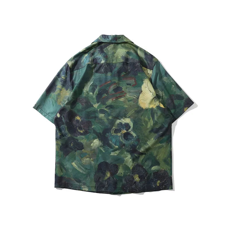 Flower Oil Painting Shirt