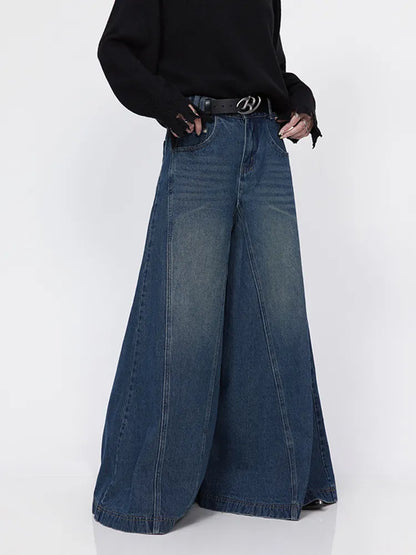 Flare Leg Skater Oversize Baggy Jeans