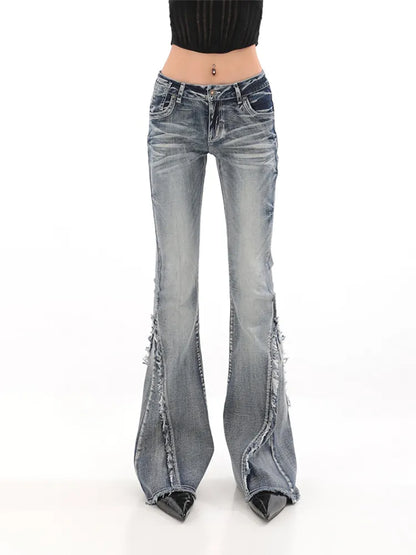 Slim Bell Bottoms Jeans