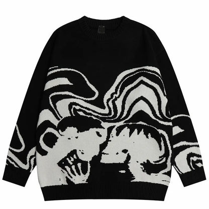 Y2K Loose Sweater