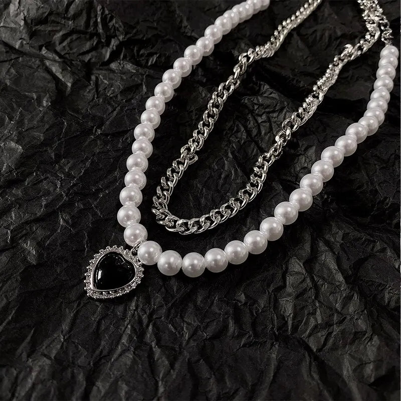 Black Love Necklace