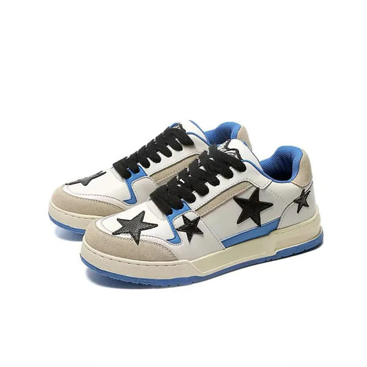 Multicolor Star Skateboard Shoes