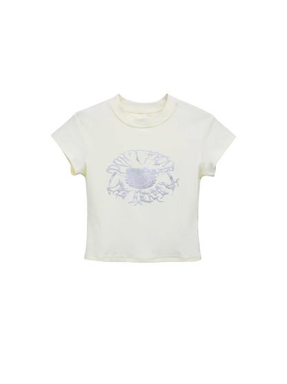 Y2k Grunge Crop T Shirt