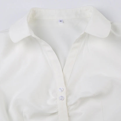 Button Up Short Sleeve T Shirt