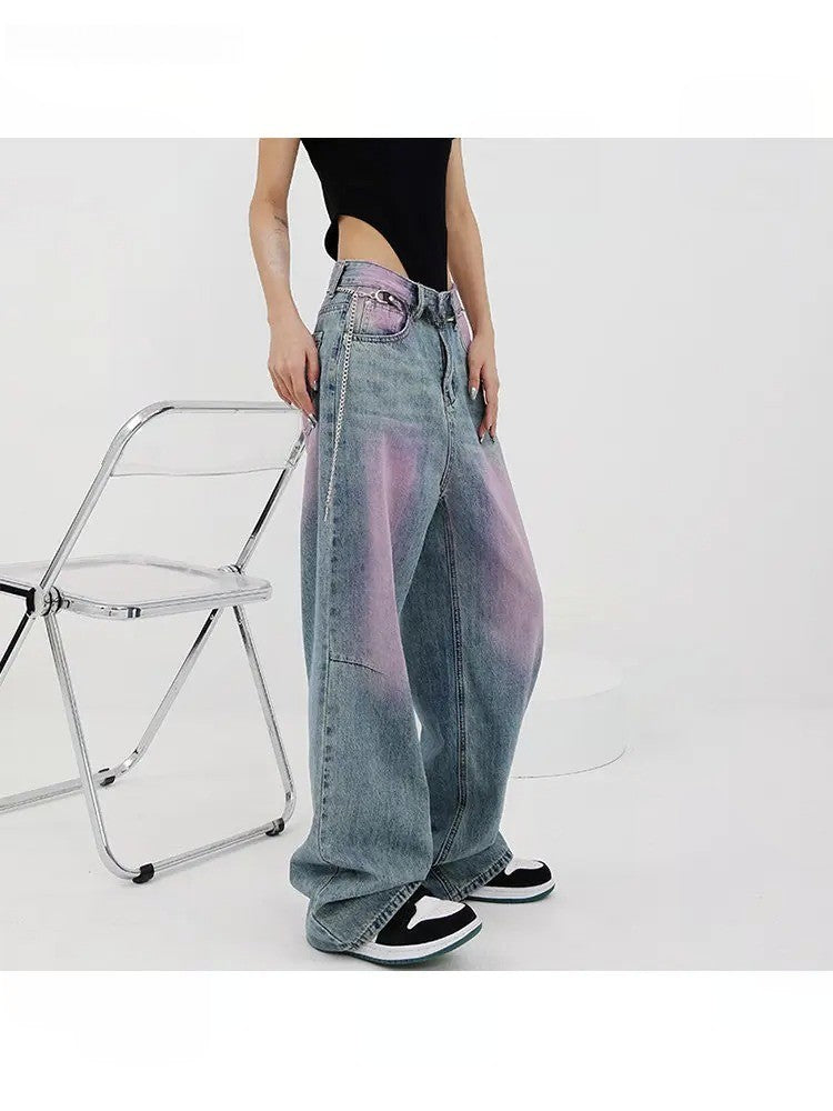 High Waist Loose Baggy  Jeans