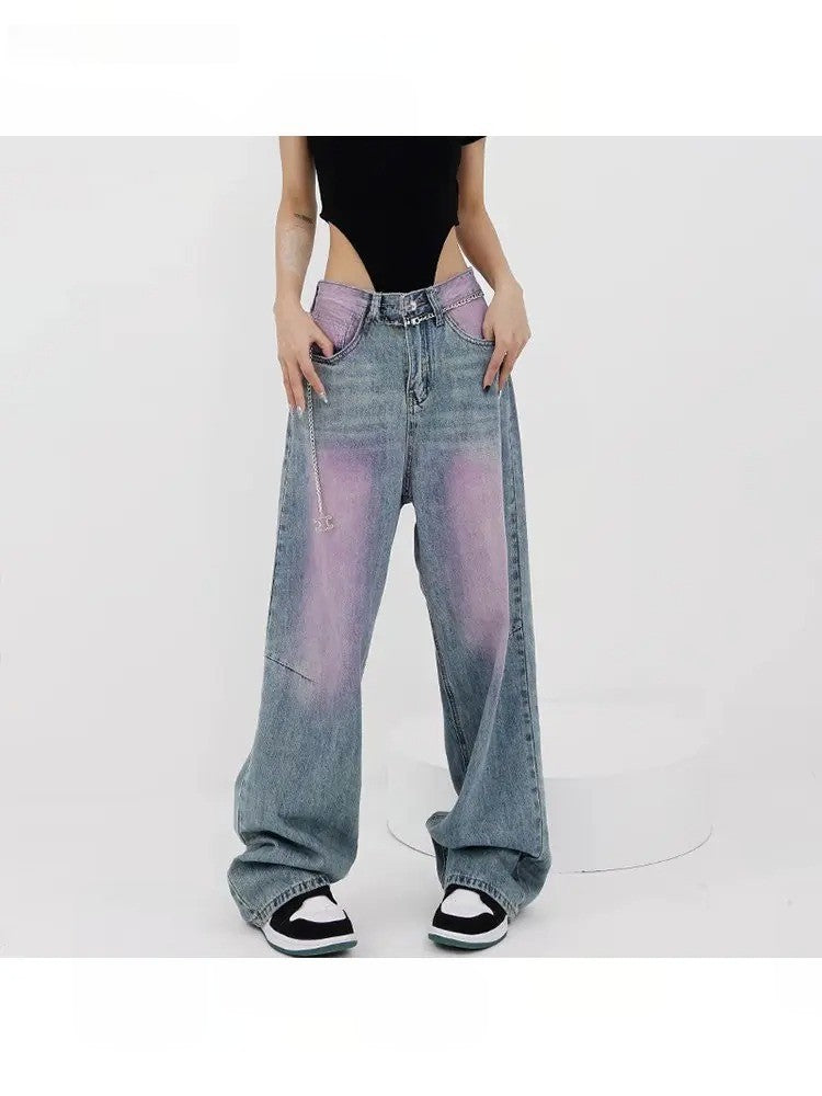 High Waist Loose Baggy  Jeans