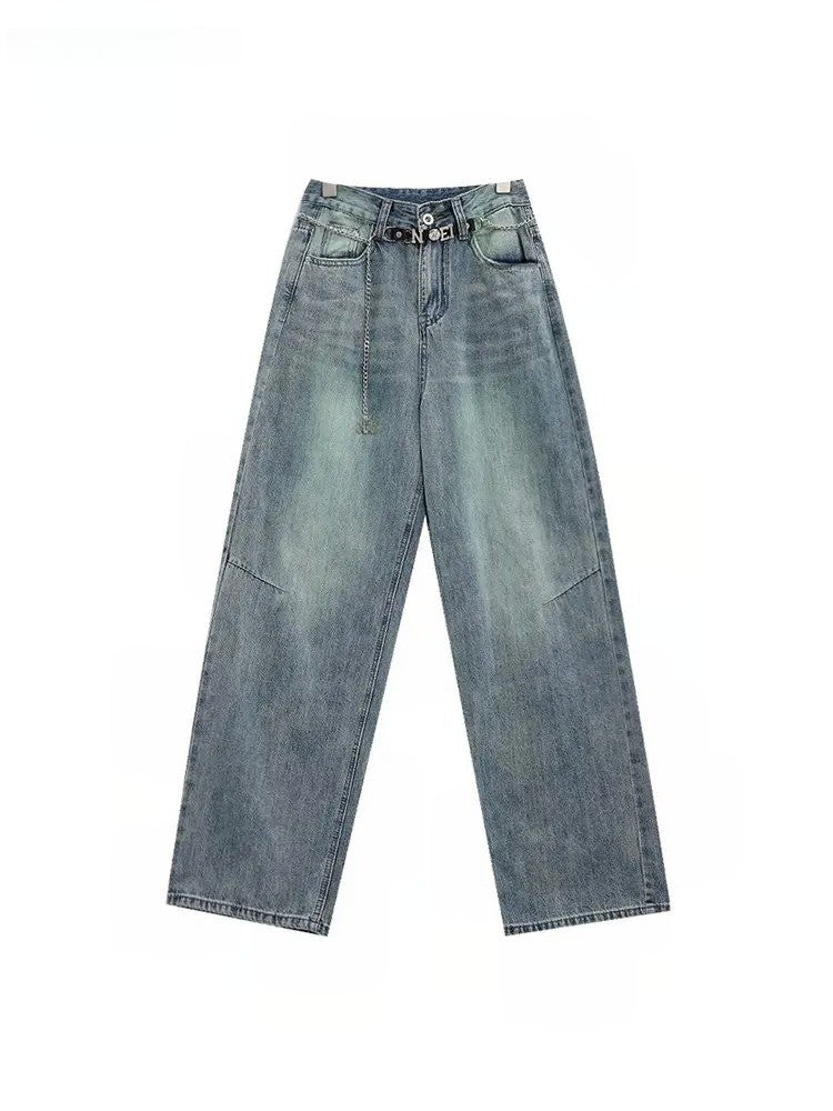 High Waist Loose Baggy  Jeans