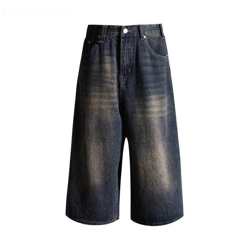 Loose Wide Washed Jeans