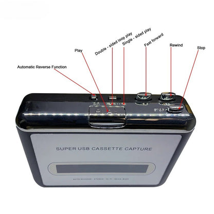 USB Cassette Capture Player