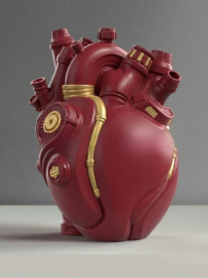 Cyberpunk Simulation Heart Vase